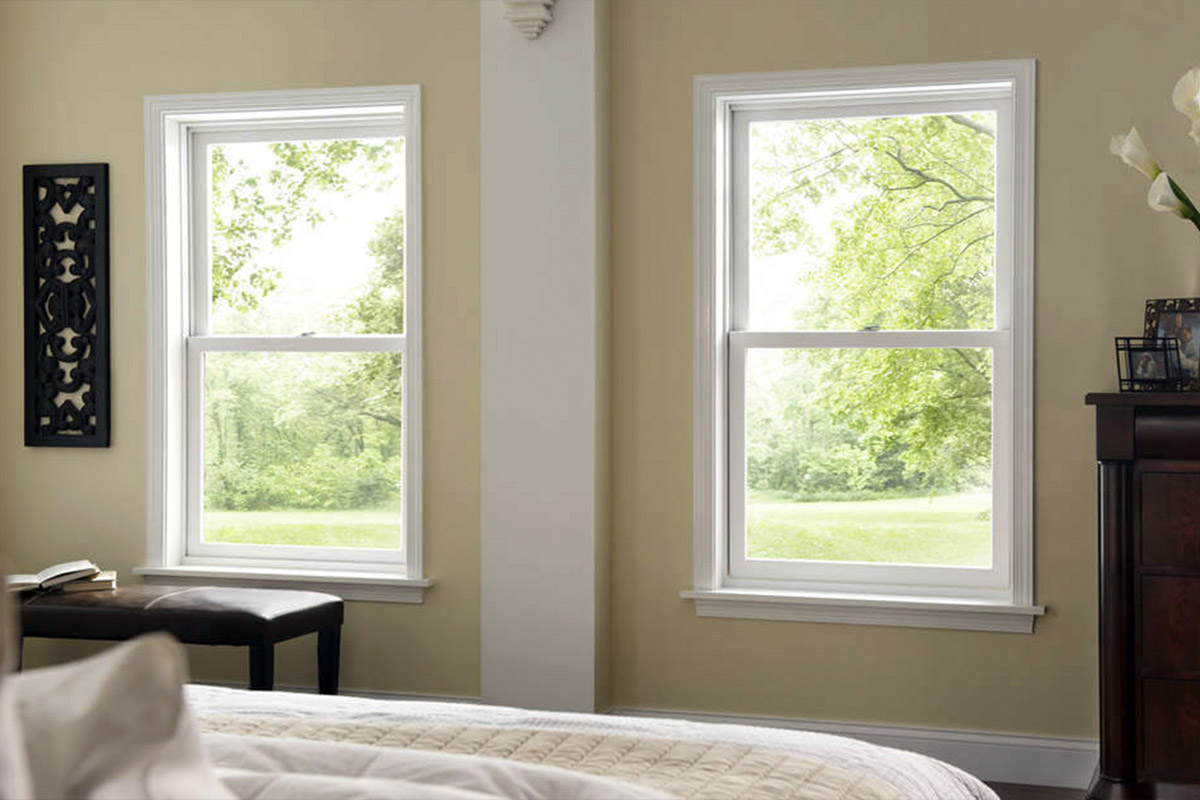 Elegant interior with windows